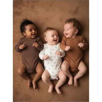 Oblečení a móda Sinsay - Sada 3&nbsp;body - krémová - 849FW-01X - 849FW-01X-80