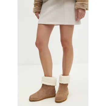 Dámská zimní obuv Semišové sněhule Answear.LAB AW23.9.cd béžová 80X, EUR 38