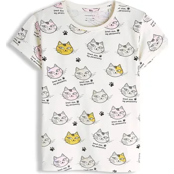 Dívčí tričko GATE Bavlněné tričko s potiskem 7Y 426-0001/116