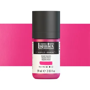Vodová barva Akryl kvašová barva Liquitex - Medium Magenta