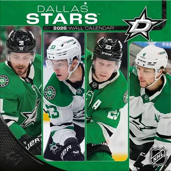 Kalendář JF Turner Kalendář Dallas Stars NHL 2026 Wall Calendar