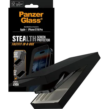 Telefonní příslušenství PanzerGlass Ultra-Wide Fit Stealth ochranné sklo iPhone 17 16 Pro černé