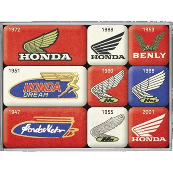 Dekorativní magnet NOSTALGIC ART sada magnetů Honda MC - Logo Evolution
