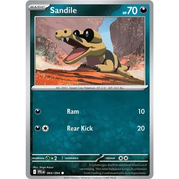 Karetní hra Sandile 064/094 - Phantasmal Flames Typ karty: Non-Holo