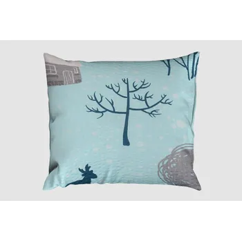 Povlečení Povlak krep PLUS 40x40 cm BIANO tyrkysové