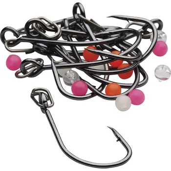 Kinetic háček inline single Hook Kit 1/0 Black Nickel 10ks