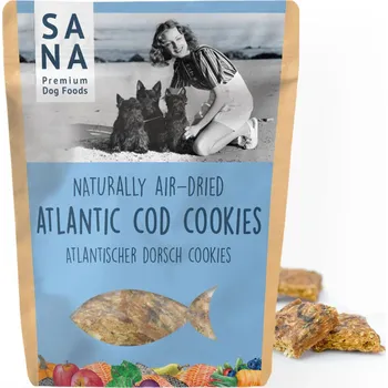 Pamlsek pro psa SANA Cookies pro psy z tresky atlantické 100 g