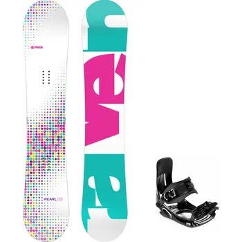 Snowboarding Dětský snowboard komplet Raven Pearl + vázání Croxer MP180 Velikost: 110 cm, Velikost vázání: M/L