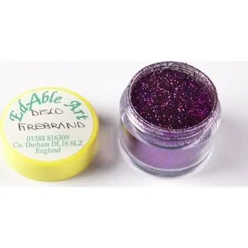 Jedlá dekorace na dort Třpyt dekorační disco Firebrand