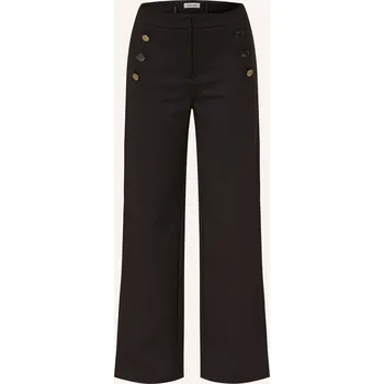 Dámské kalhoty More & More Dámské Marlene Kalhoty Z Žerzeje, černá, 42