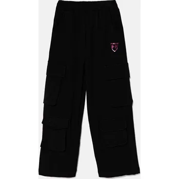 Chlapecké kalhoty Dětské tepláky Pinko Up F4PIJGFP154 černá 99X, vel. 164