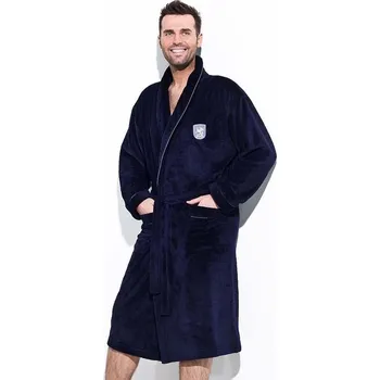 L&L župan pánský BORYS bez kapuce M tmavě modrá