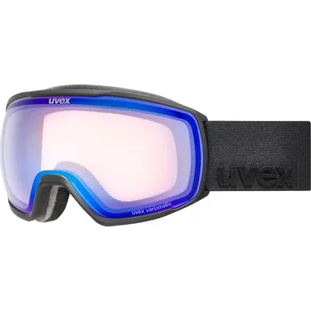 Uvex Victorious V - black matt/mirror blue variomatic-red/clear (S1 - S3) uni