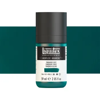 Vodová barva Akryl kvašová barva Liquitex - Turquoise Deep