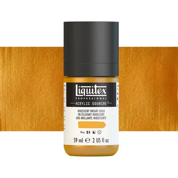 Vodová barva Akryl kvašová barva Liquitex - Iridescent Bright Gold