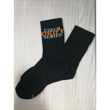 Pánské ponožky DRIFT Ponožky černé barvy s logem CDS, vel. 39-42