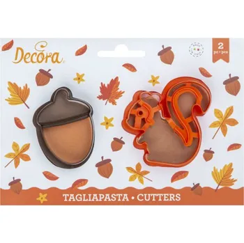 Vykrajovátko Decora VYKRAJOVÁTKA SADA - VEVERKA A ŽALUD 2ks