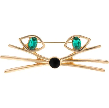 Brož Brož kočičí pohled se zirkony pozlacená 9002101 4812