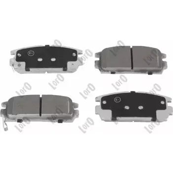 Brzdová destička LORO Sada brzdových destiček LOR 231-02-076