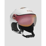 Lyžařská Helma Kask Chrome She00060visor295-white-pink-gold