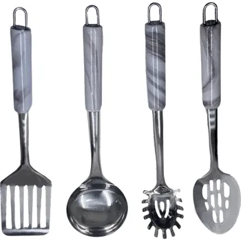 Eisenbach A0019: 4dílná sada kuchyňského nářadí z nerezové oceli - mramor