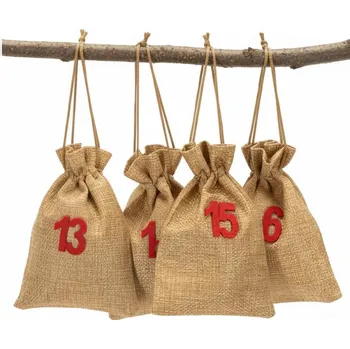 Vánoční dekorace Springos CA1471 adventní kalendář 10 x 15 cm