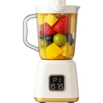 VERK Přenosný bezdrátový mixér na USB nabíjení HP-158 - bílý