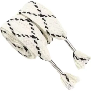 Tkaničky do bot Tkaničky do bot s prošíváním, jeden pár - Béžové, 120 cm