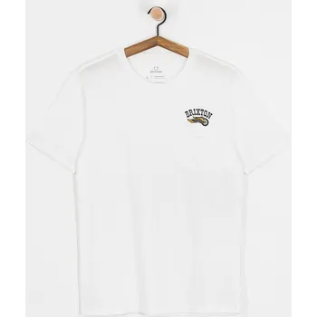 Pánské tričko Brixton Roller Tlrt Pkt (white) M, bílá