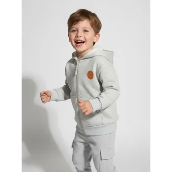 Chlapecká mikina Sinsay - Teplejší mikina s kapucí - šedá - 360FC-09M - 360FC-09M-110