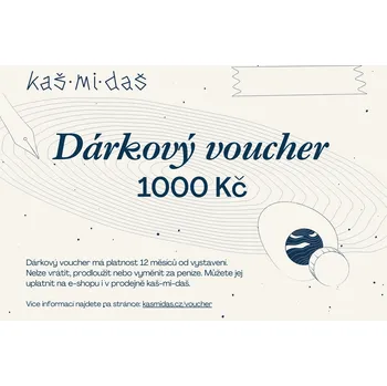 Dárkový potravinový koš kaš-mi-daš Dárkový voucher 1000 Kč