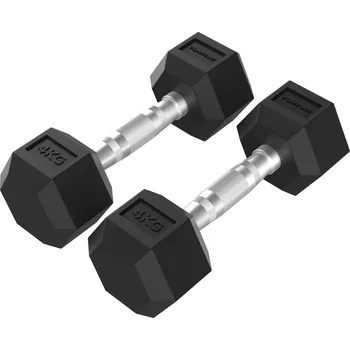 Jednoruční činka TUNTURI Platinum Hex 4 kg Pár