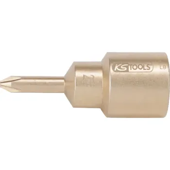 Gola sada Nástrčný ořech s bitem 1/2" bronzeplus, ph2