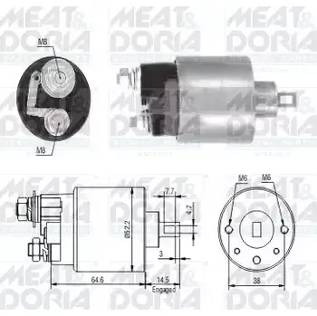 Startér MEAT & DORIA Elektromagnetický spínač startéru MAD 46235