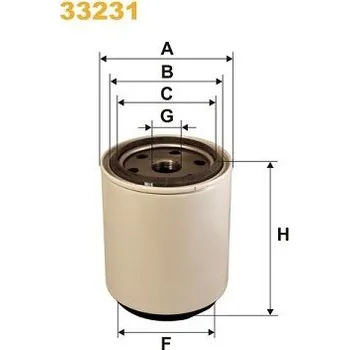 Palivový filtr Palivový filtr WIX FILTERS 33231