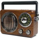 Retro přenosné rádio s Bluetooth, USB, TF (microSD), AUX / FM / AM / SW - CMiK MK-612