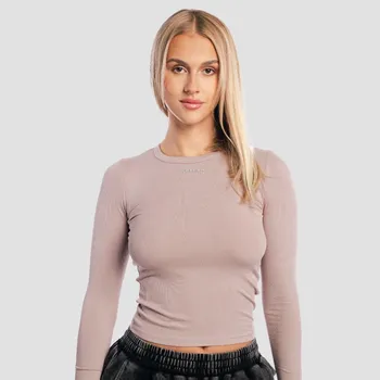 Dámské tričko GymBeam Women‘s Aura Long Sleeve T-Shirt Roux S
