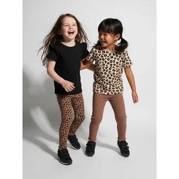 Dívčí kalhoty Sinsay - Pruhované legíny 2 balení - vícebarevná - 911GH-MLC - 911GH-MLC-116