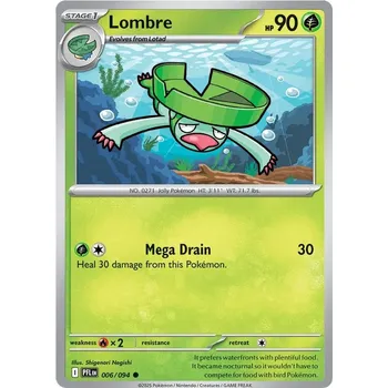 Sběratelská karetní hra Lombre 006/094 - Phantasmal Flames Typ karty: Non-Holo