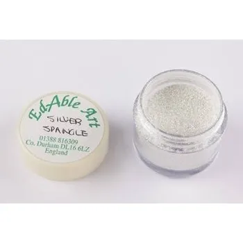 Potravinářské barvivo Prachová barva Silver Spangle - Edable Art