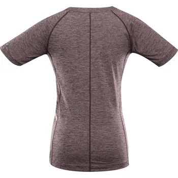 Dámské tričko Alpine Pro Gereta 2 Dámský cyklistický dres LTSE684 fíková L