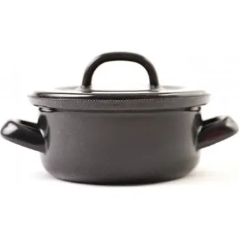 Hrnec Olymp, Kastrol s poklicí 12 cm, 0,5 l BERYL černý