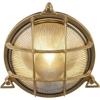 Koupelnové svítidlo Searchlight 30361PB Venkovní stropní svítidlo BOBBI MOSAZ