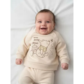 Pánská mikina Sinsay - Bavlněná mikina s potiskem Winnie the Pooh - béžová - XG718-08X - XG718-08X-56