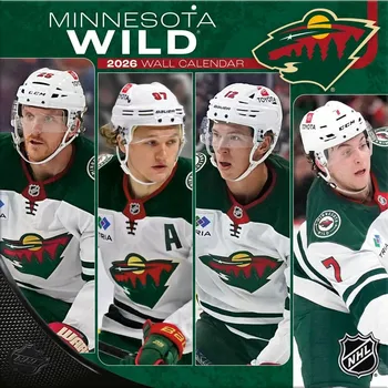 Kalendář JF Turner Kalendář Minnesota Wild NHL 2026 Wall Calendar