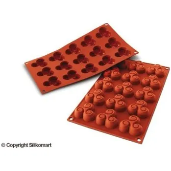 Cukrovinka Forma silikon terakota: TRISKEL 50x50mm v.17mm 20m