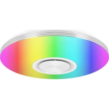 LED RGBW Stmívatelné stropní svítidlo s reproduktorem LED/60W/230V bílá + DO