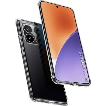 Pouzdro na mobilní telefon Techsuit Shockproof průhledný silikonový obal Xiaomi 15 průhledný