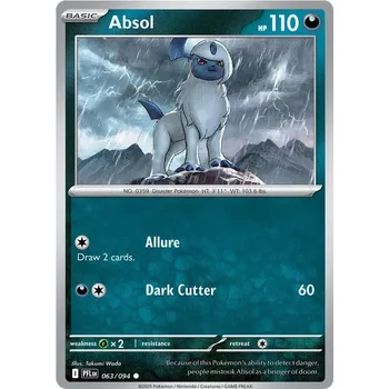 Sběratelská karetní hra Absol 063/094 - Phantasmal Flames Typ karty: Non-Holo