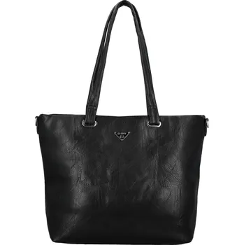 Kabelka Stylová dámská koženková kabelka na rameno Mileta, černá